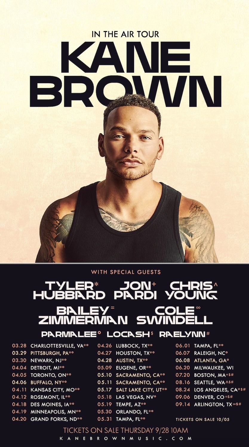 Kane Brown’s ‘In The Air Tour’