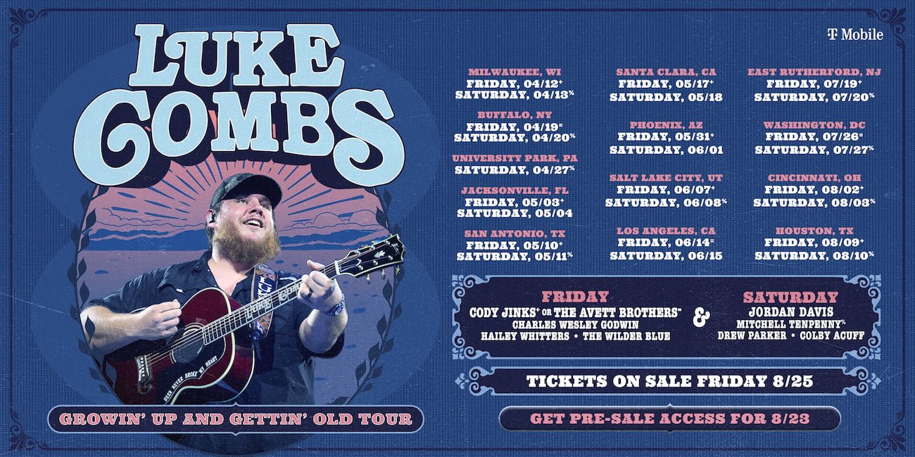 Luke Combs’ ‘Growing Up and Getting Old Tour’